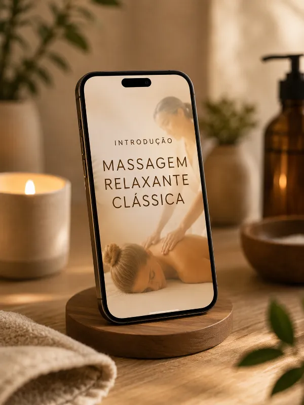 Curso Introdução à Massagem Relaxante Clássica - Online